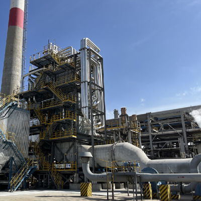 Abfallgasrecycling Abfallwärme Dampfkessel 53,75 T/H 60157Nm3/H Hocheffizienz Anpassung