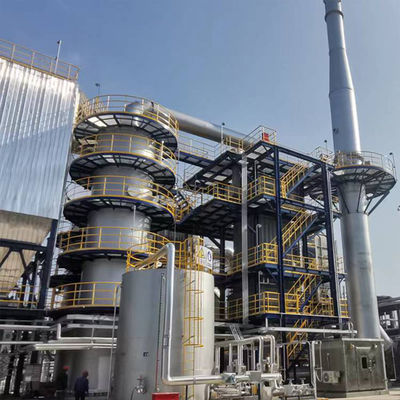 Abfallgasrecycling Abfallwärme Dampfkessel 53,75 T/H 60157Nm3/H Hocheffizienz Anpassung