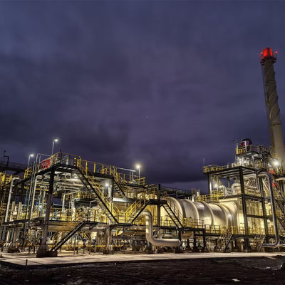 Warmwechselbares Expansionsinterface Abwärmekessel 78000 Nm3/h Rauchgasparameter